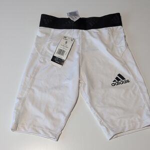 Men's Adidas White Athletic Shorts